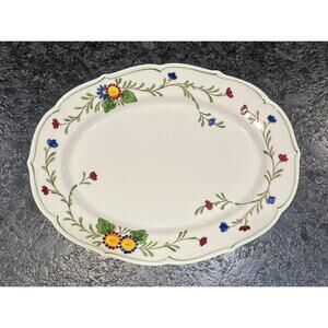 Metlox Poppytrail Vernon Quail Ridge 14” Oval Serving Platter